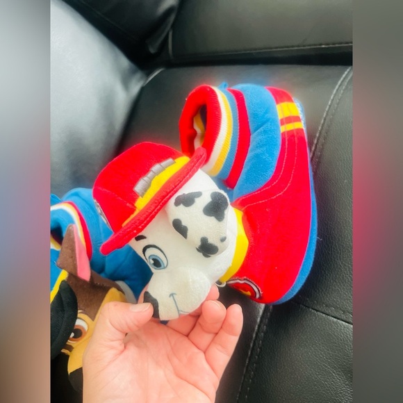 Nickelodeon Paw Patrol Slippers 9-10 Light Up Toddler Chase Marshall Nick Jr - Picture 2 of 5